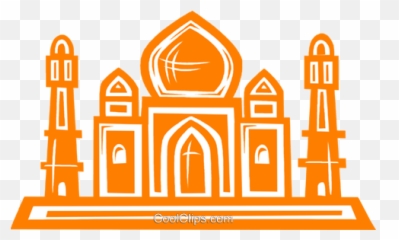 Taj Mahal Royalty Free Vector Clip Art - Religion Png,Taj Mahal Png