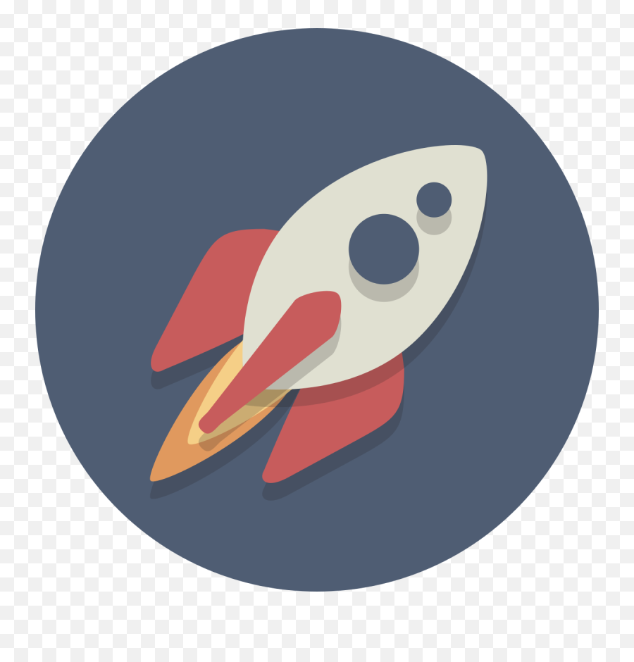 Rocket Spacecraft Spaceship Icon - Rocket Logo Circle Png,Starship Png