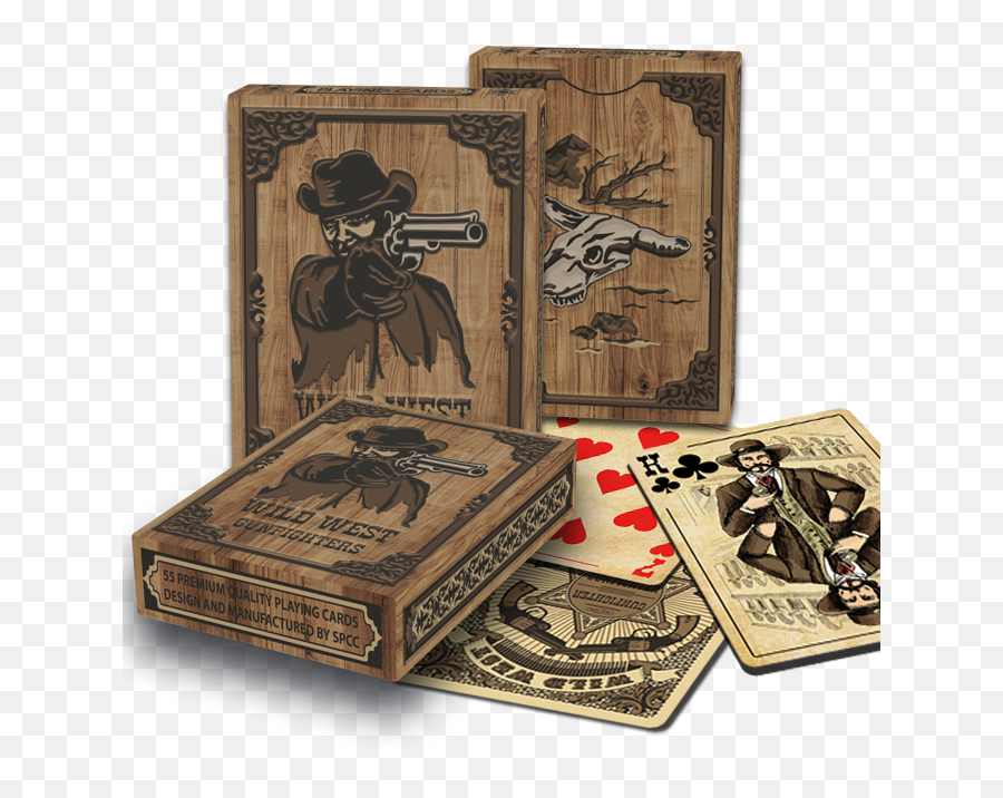 Wild West Playing Cards The Decks That Will Cross - Wild West Style Playing Cards Png,Poker Cards Png