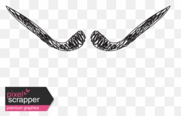 Dad Mustache 03 Graphic By Brooke Gazarek Pixel Scrapper - Red Rope Tie Png,Mustach Png