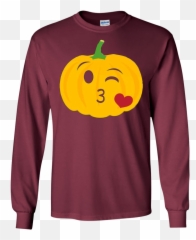 Download Hd Load Image Into Gallery Viewer Pumpkin Emoji - Long Sleeve Png,Pumpkin Emoji Png