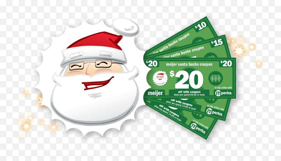 Mperks Coupons - Santa Claus Png,Meijer Logo Png