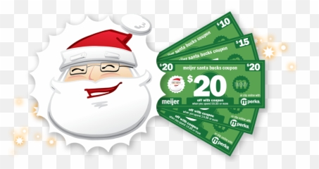 Mperks Coupons - Santa Claus Png,Meijer Logo Png