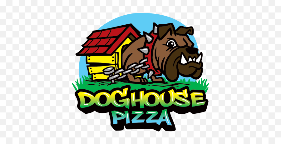 Contact Us U0026 Location - Doghouse Pizza Doghouse Pizza Clip Art Png,Location Logo