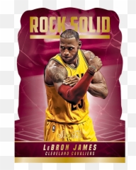 Rock Solid Lebron James U2013 Nba Dunk From Panini Card - For Basketball png