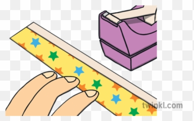 Party Blower Craft Instructions Step Two Illustration - Twinkl Namen Elias png