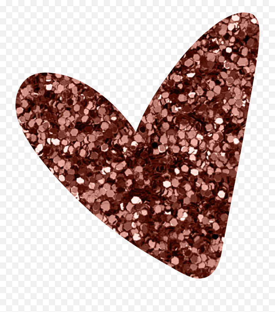 Glitter Rose Gold Solid Heart - Photos By Canva Heart Png,Gold Heart Png