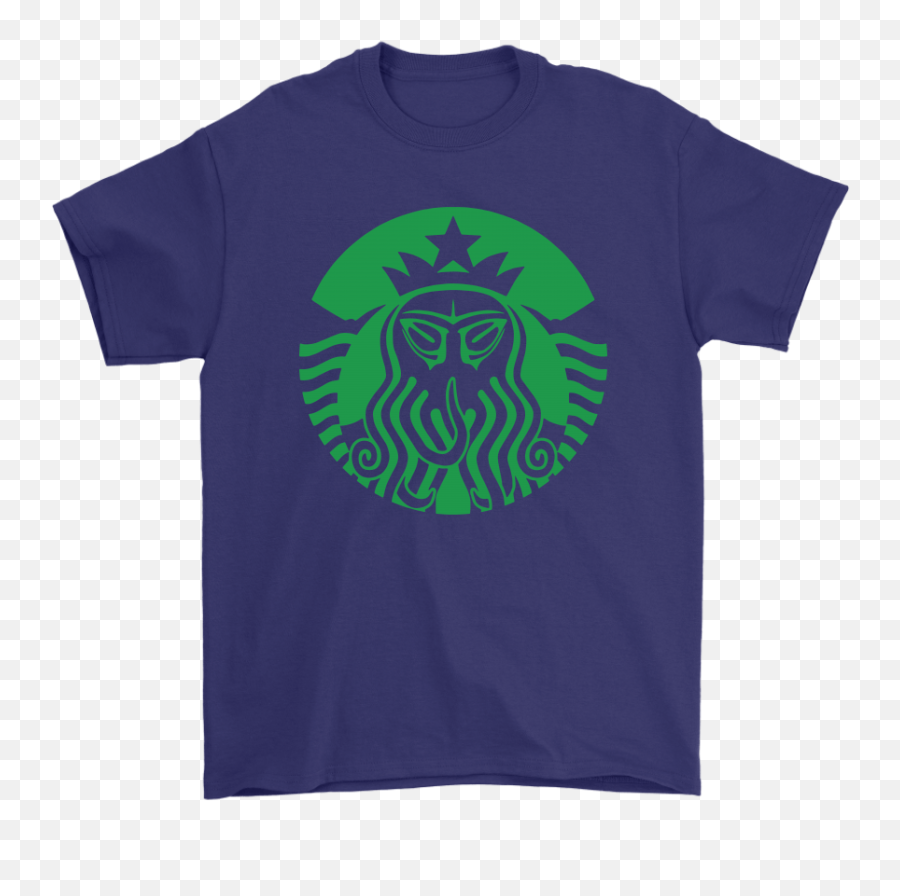 Call Of Cthulhu Starbucks Coffee Logo - Yoga Funny Shirt Png,Call Of Cthulhu Logo