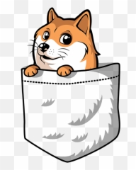 Pocket Doge - Pocket Doge Tshirt Doge Dog Meme Shirt White Pocket Doge Png,Doge Face Png