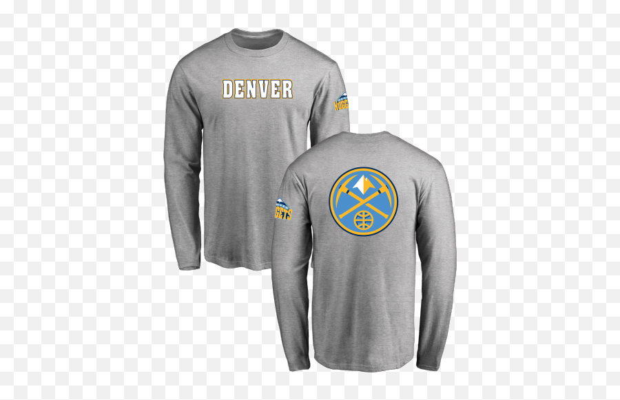 Download Denver Nuggets Design Your Own Long Sleeve T - Shirt Png,Denver Nuggets Logo Png