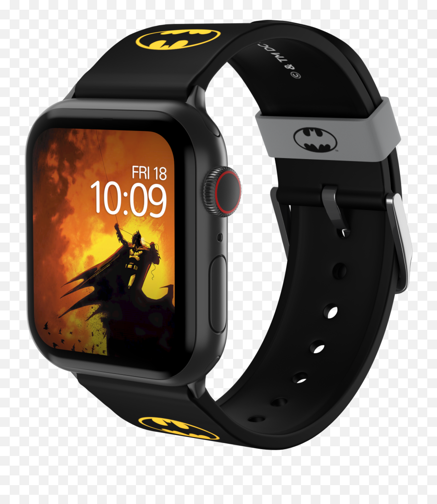Official Dc Comics Apple Watch Band - Apple Watch 2 Batman Bands Png,Where To Find The I Icon On Apple Watch