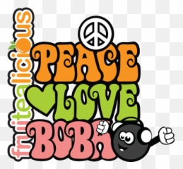Fruitealicious - 60s And 70s Music Png,Boba Png