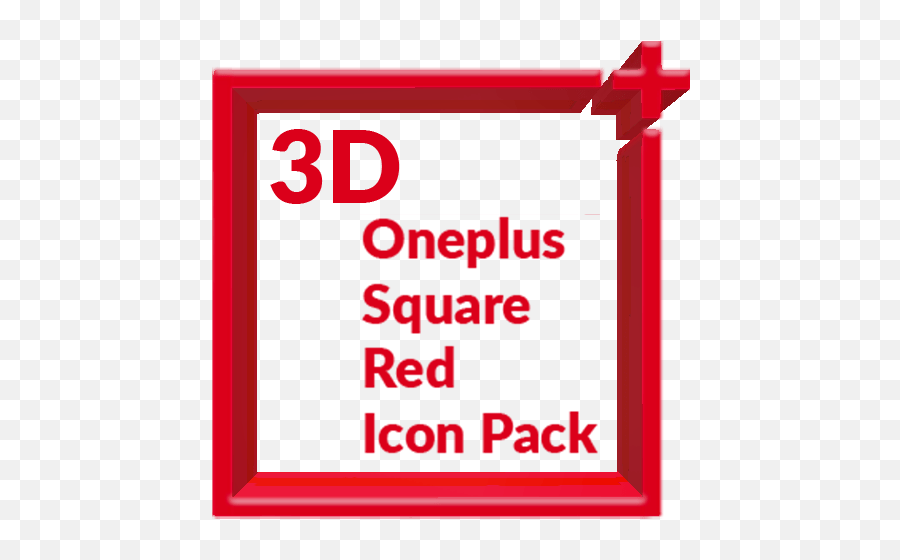 3d Square Red Icon Pack Oneplus Style Apks Android Apk - Vertical Png,Android Square Icon