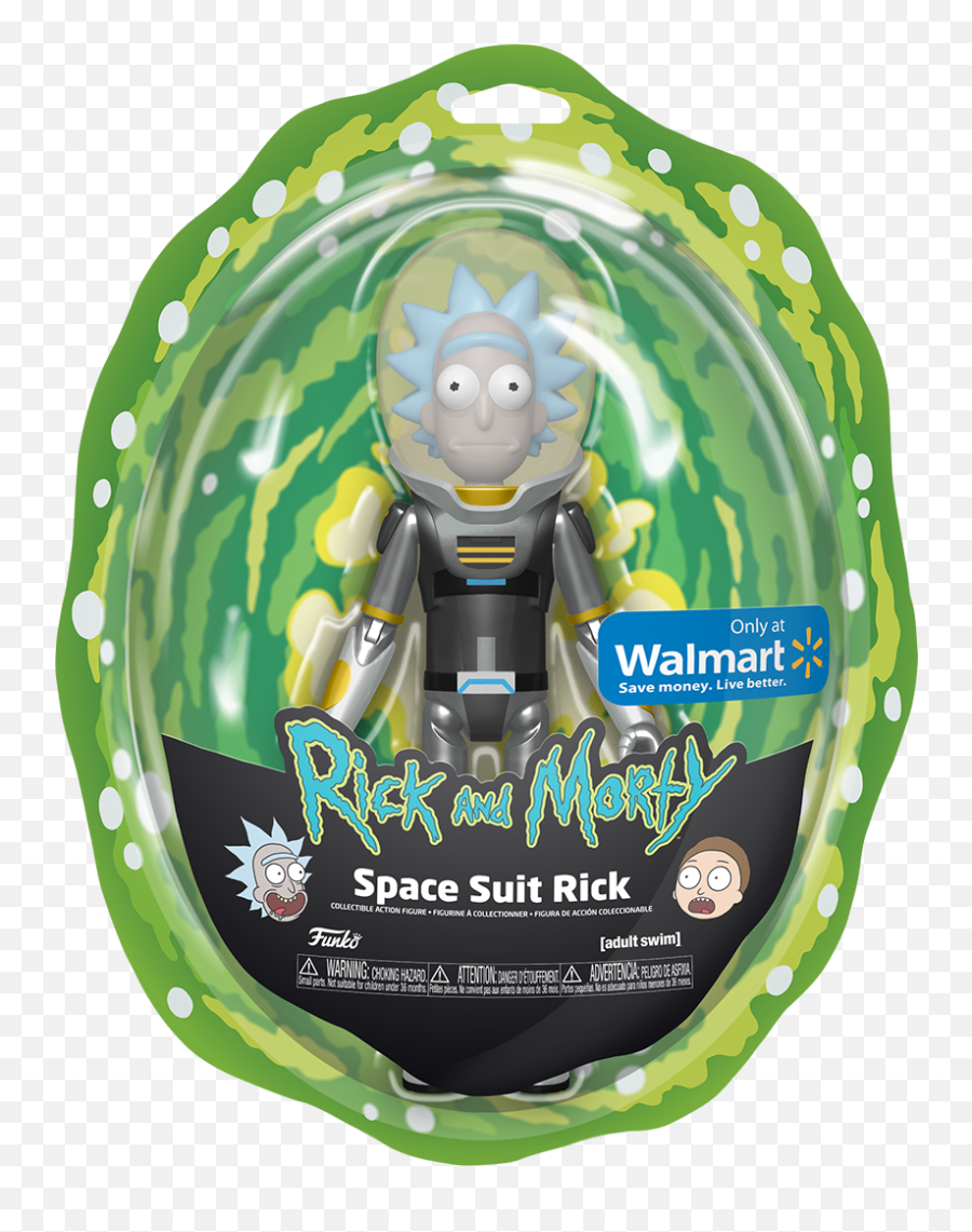 Walmart Exclusive Funko Action Figure Rick U0026 Morty - Metallic Space Suit Rick Rick And Morty New Action Figure Png,Space Suit Icon