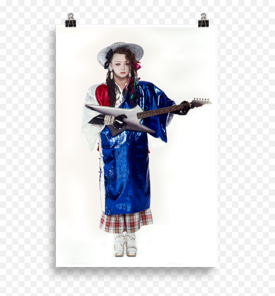 Boy George And Guitar - Traditional Png,Boy George Icon