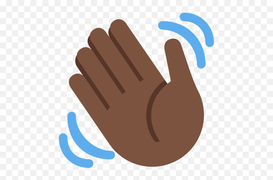 Waving Hand Sign Tone 5 Emoji - Download For Free U2013 Iconduck Hand Wave Emoji Png,Hand Waving Icon