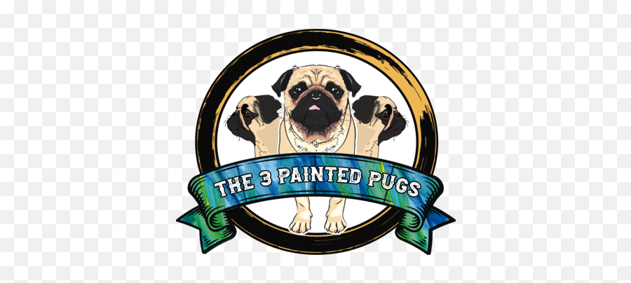 The 3 Painted Pugs - 3 Painted Pugs Png,Pug Icon