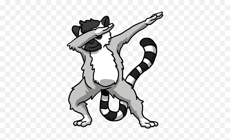 Funny Dabbing Lemur Dab Dance Lemurs Lover Gift Baby Onesie - Lemur Cartoon Dancing Png,Lemur Icon