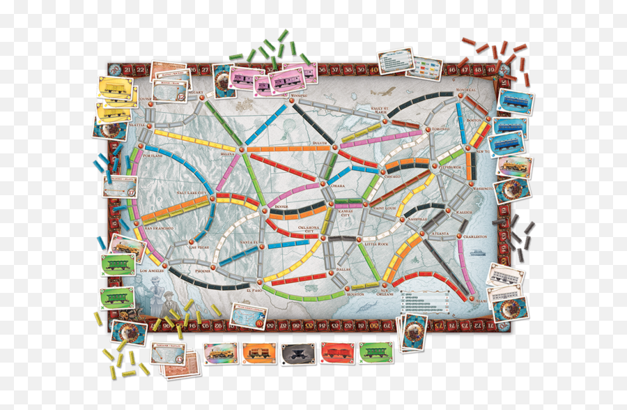 Ranked Every Ticket To Ride Map Ars Technica - Ticket To Ride Amerika Png,Train Simulator 2016 Missing Route Icon