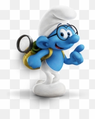 Smurfs The Lost Village Png Image - Smurfs Lost Village Brainy,Smurfs Png