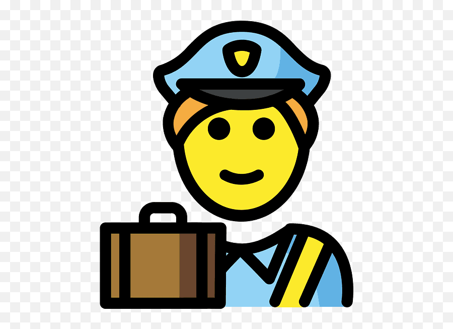 Customs Emoji - Openmoji Png,Postman Icon