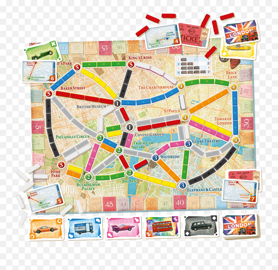 Ranked Every Ticket To Ride Map Ars Technica - Ticket To Ride London Png,New Maps Icon
