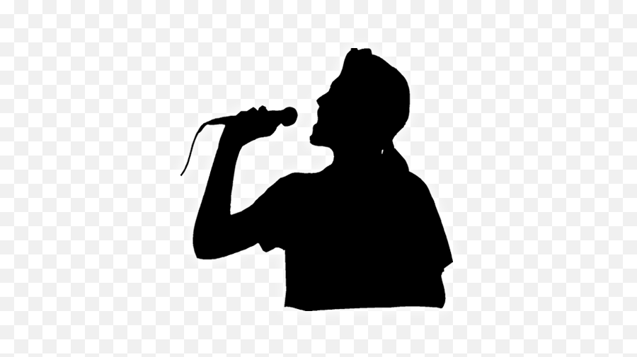 Silhouette 9 Singer Male - Singer Silhouette Png,Singer Silhouette Png