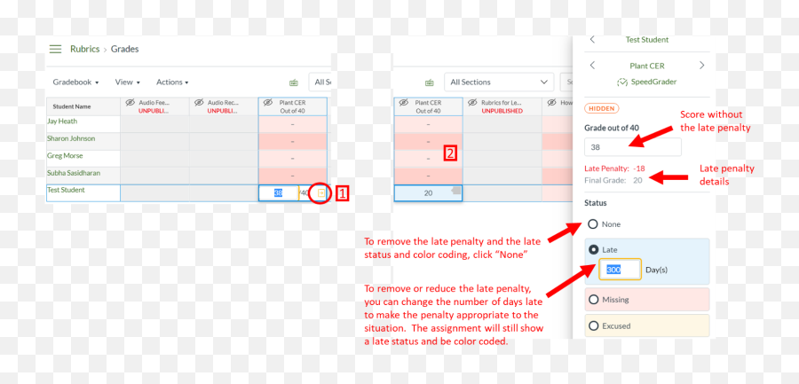 Canvas - The New Gradebook Wise Overlakeu0027s Knowledge Base Vertical Png,Grading Icon