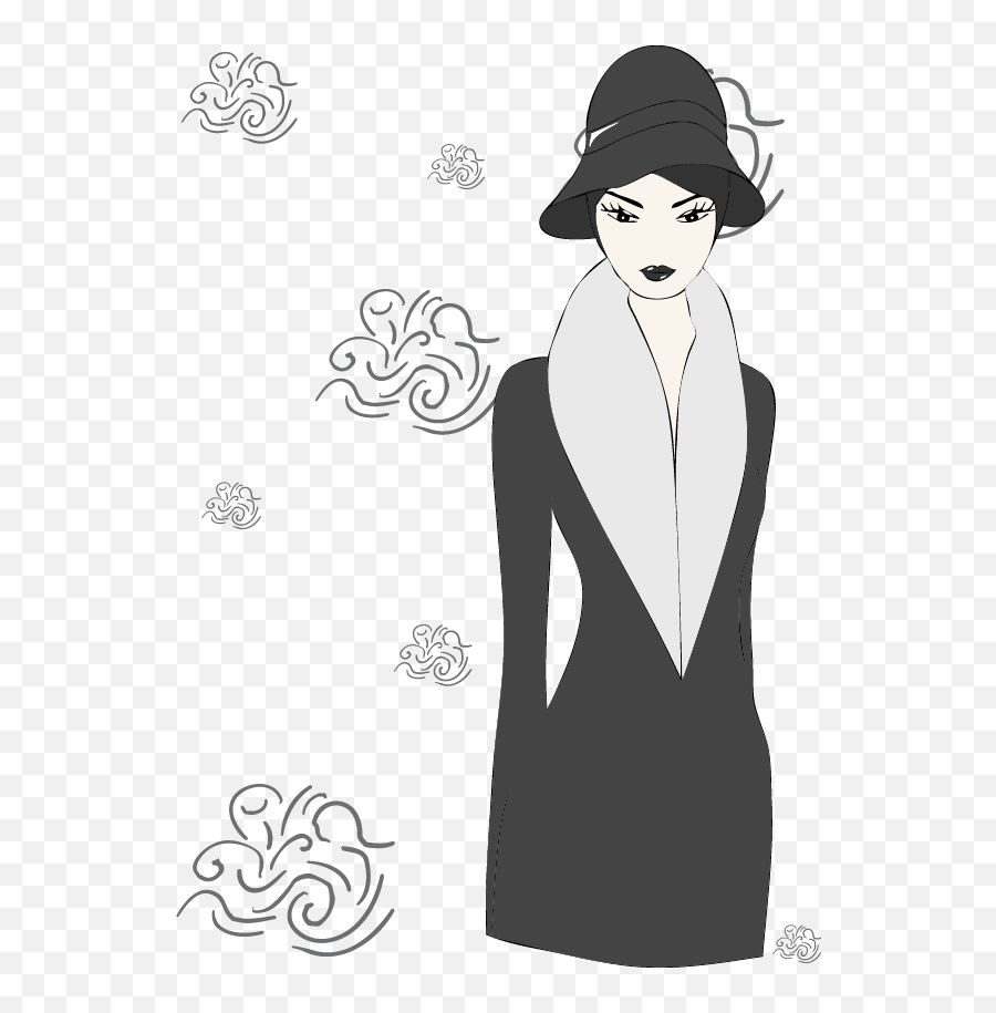 Silhouette Graphic Design Icon - 5 Women Illustration Vector Retro Women Vector Free Download Png,Women Fashion Icon