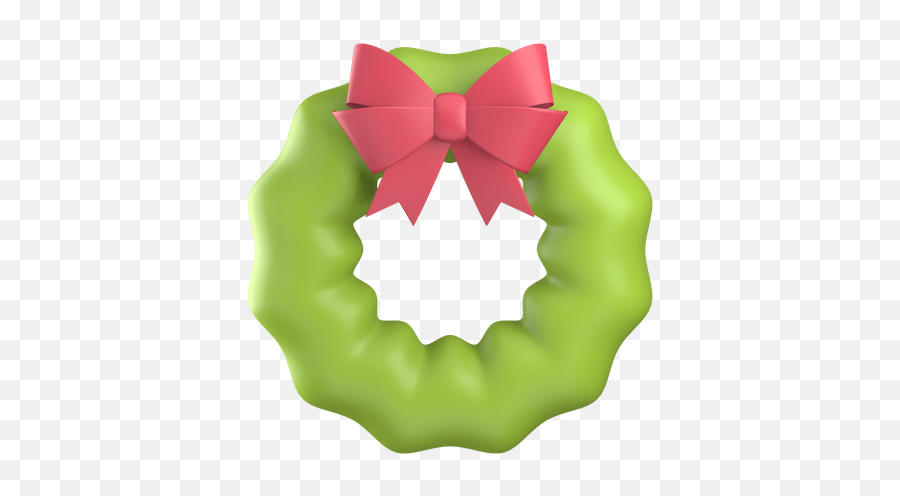Christmas Wreath Icon - Download In Line Style Bow Png,Bow Tie Icon