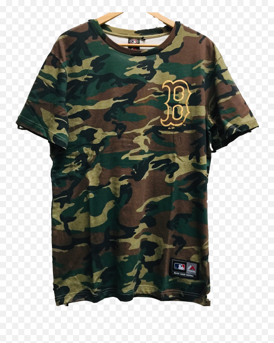 Majestic Athletic Mlb Boston Red Sox Chesney Tee Woodland Camo - Military Uniform Png,Red Sox Png