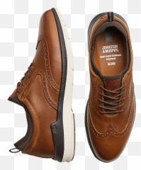 Johnston U0026 Murphy Lancer Wingtip Waterproof Oxford Tan Lace Up Png Timberland Icon Roll - top Leather And Fabric