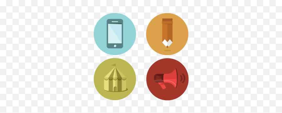 Flat Icons U0026 Badges By Igor Stepahin Dribbble Png Circus Tent Icon