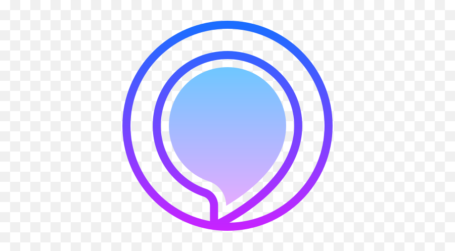 Amazon Alexa Logo Icon In Gradient Line Style Png Android