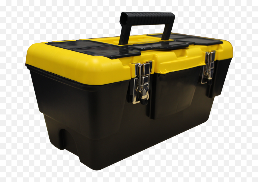 Wonderbin 19u2033 Single Tool Box Black And Yellow In Colour - Toolbox Png,Tool Box Png