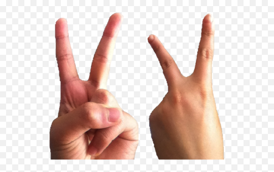 The V Finger Signs - Fuck Off Finger Sign Png,Finger Png