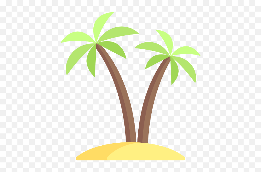 Palm Tree - Desert Island Icon Png,Palmeras Png