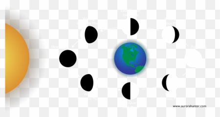 Download Hd Moon Phases - Phases Of The Moon Png Transparent Circle,Moon Phases Png
