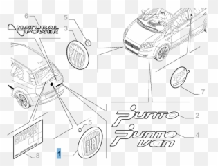 Fiat Logo Rear For And Professional - Sketch png