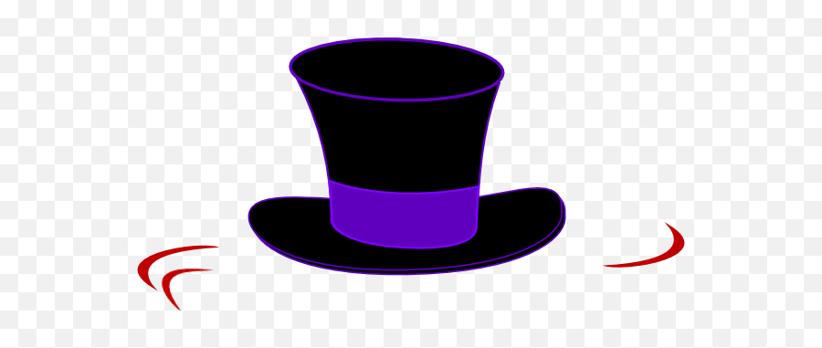 Top Hat Clipart - Purple Top Hat Clipart Png,Top Hat Png