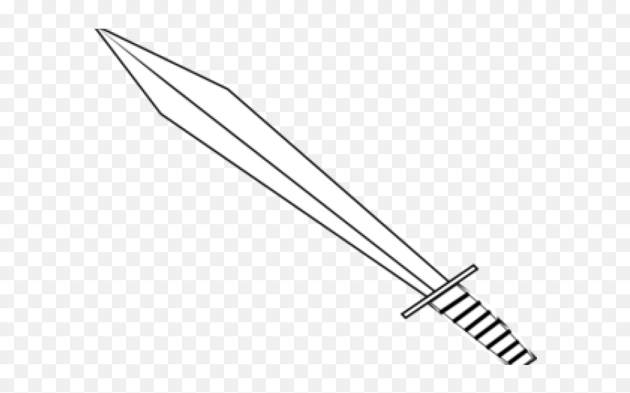 Sword Clipart Black And White Png 2 Image Transparent Background