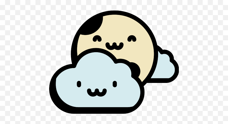 Cloudy Cloud Png Icon - Clip Art,Cartoon Cloud Png