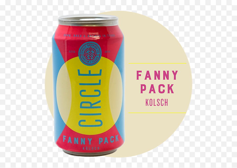 Circle Brewing Co Fanny Pack Kolsch - Caffeinated Drink Png,Fanny Pack Png