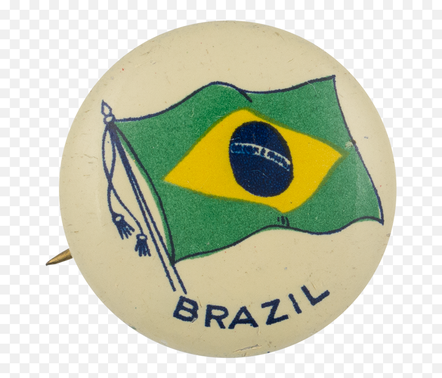 Brazil Flag Busy Beaver Button Museum - Badge Png,Brazil Flag Png