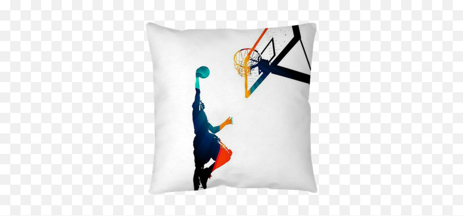 Funky Basketball Slam Dunk Pillow Cover U2022 Pixers - We Live To Change Birthday Card Happy Birthday Basketball Png,Dunk Png