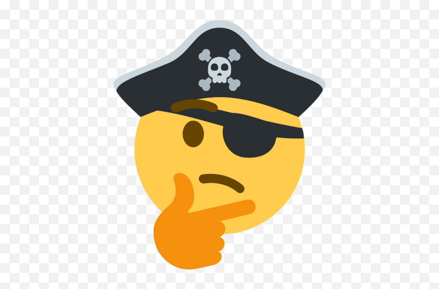 Pirate - Pirate Emoji Png,Thonking Png