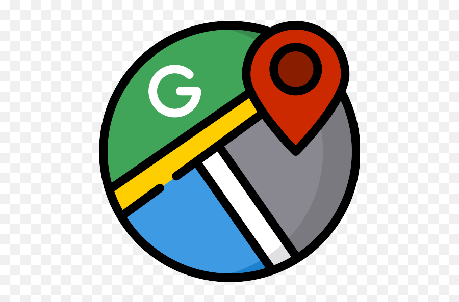 Google Maps Png Icon - Google Maps Icon Svg,Google Maps Png