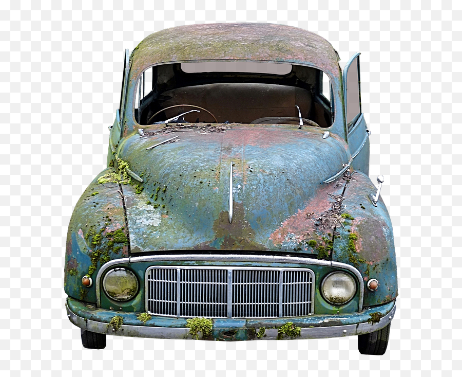 Broken Car Png - Rusty Transparent Old Car Png,Broken Car Png