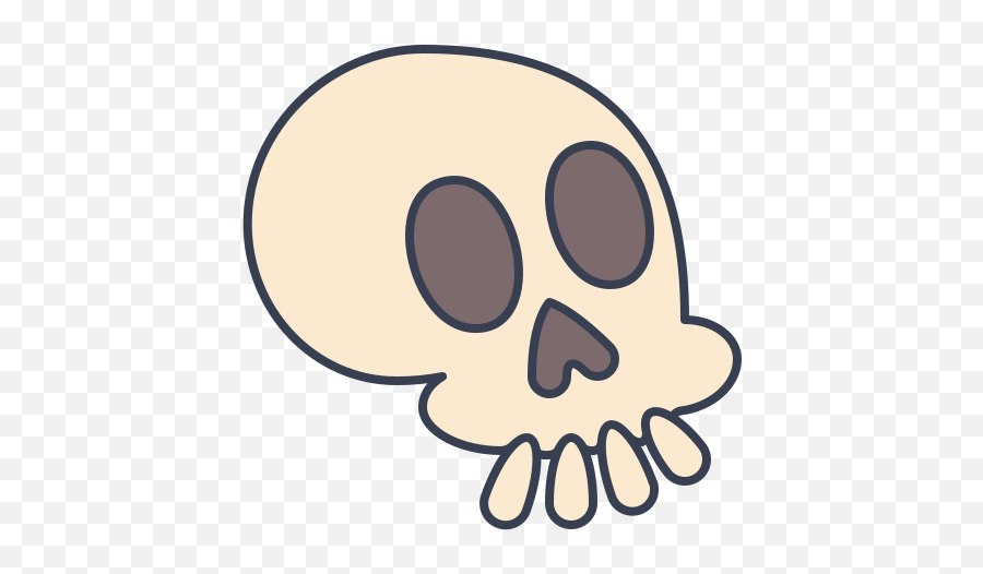 Skull Free Icon Of Trick Or Treat - Clip Art Png,Skull Icon Png