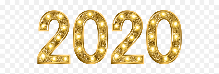 2020 Gold Logo Lights Sticker - Number Png,Gold Logo